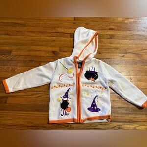 Lydia Jane Sweater Girls Halloween Cardigan  Candy Corn Witch